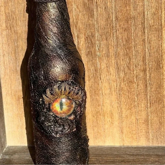 NEW Potion Bottle Art Mixed Media Halloween Potion Bottle Apothecary Spell Jar - Picture 12 of 12